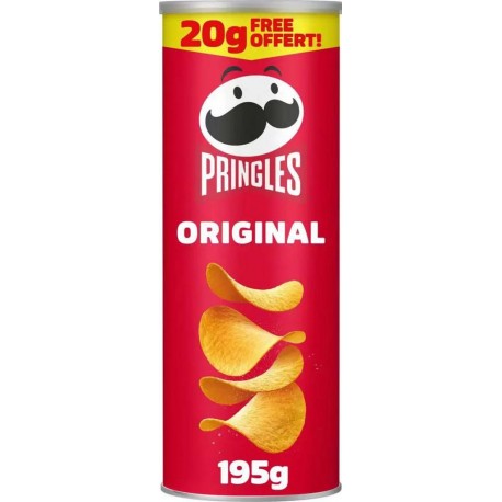Pringles Chips Tuiles Original 195g