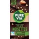 PURE VIA Tablette de chocolat noir éclats de noisettes la tablette de 100g