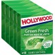HOLLYWOOD Chewing gum greenfresh les 5 boîtes de 14g