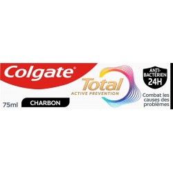 COLGATE Dentifrice Active Prevention Charbon le tube de 75ml