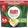 FAIRY Tablette lave-Vaisselle Original Tout en 1 Citron 56 tablettes