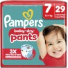 PAMPERS Couches Culottes Bébés Baby-dry Pants T7 15+Kg le paquets de 29 couches culottes