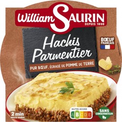 WILLIAM SAURIN Plat cuisiné hachis parmentier 300g