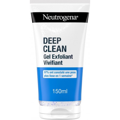 NEUTROGENA Gel Exfloliant Vivifiant Deep Clean le tube de 150ml