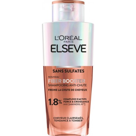 L'OREAL PARIS Shampoing Anti-chute Cheveux clairsemés Aminexil-R Elseve 200ml