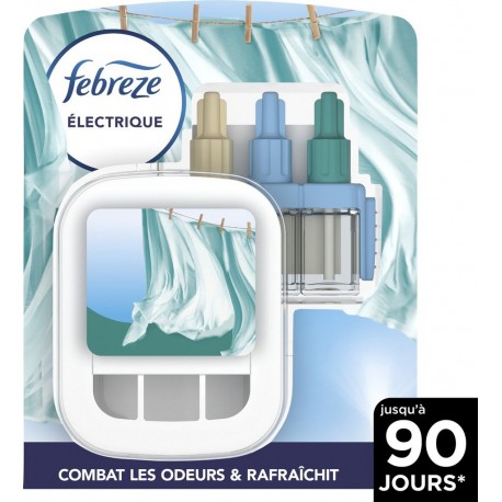 FEBREZE Désodorisant Linge Frais lot de 3 recharges