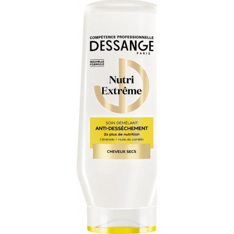 DESSANGE Après-Shampoing Démêlant Anti-dessèchement pour Cheveux secs Nutri Extrême