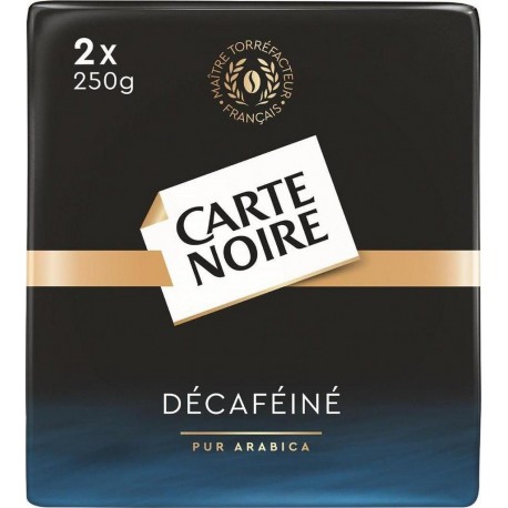 CARTE NOIRE DECAFEINE PUR ARABICA 2X250g 500g