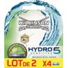 Wilkinson Lames Hydro 5 Sensitive Lot 2x4
