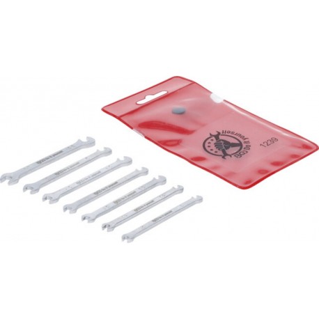 BGS Do it yourself Jeu de clés plates doubles | exécution mini | 3 5,5 mm | 7 pièces 1239