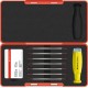 PB Swiss Tools Assortiment de tournevis dynamométriques, 8 pièces avec vernier, porte-lames de rechange, ESD, Couple maximal 50 