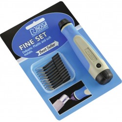 Noga Assortiment d'ébavureurs avec 10 lames S150, Nombre de lames 10 NG8500