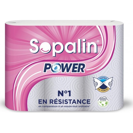 SOPALIN Essuie-Tout Power 3 rouleaux