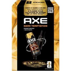 Axe Coffret Dark Temptation Déodorant 200ml & Eau de toilette 100ml