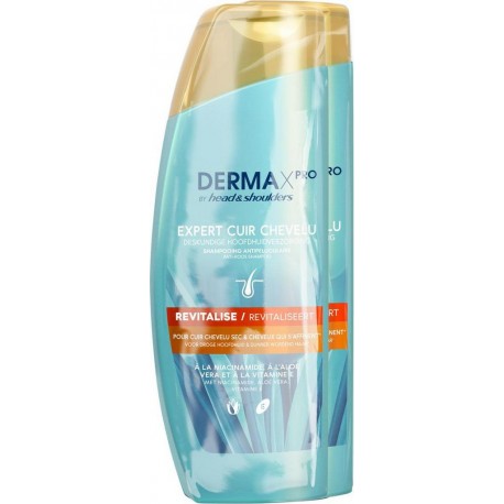 HEAD & SHOULDERS DERMA X PRO SHAMPOOING 2x225ml 450ml