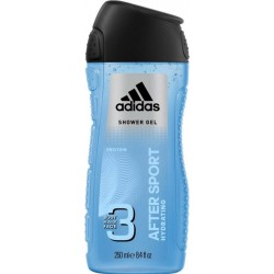 Adidas Shower Gel Protein After Sport Hydrating 3 en 1 Body Hair Face 250ml (lot de 6)