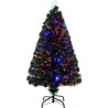 Homcom Sapin de Noël artificiel lumineux LED multicolore 45x45x120cm