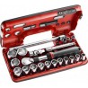 Facom Coffret cliquet extensible 1/2 - 21 pièces - SXL.DBOX1PB