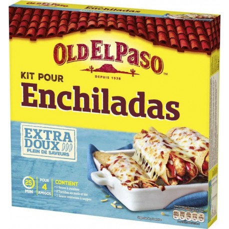 Old El Paso Kit enchiladas Sans piment EXTRA DOUX 585g