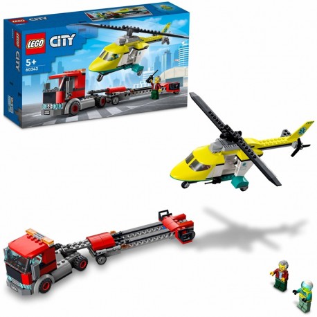 LEGO TRANSPORT HELICO SECOURS CITY