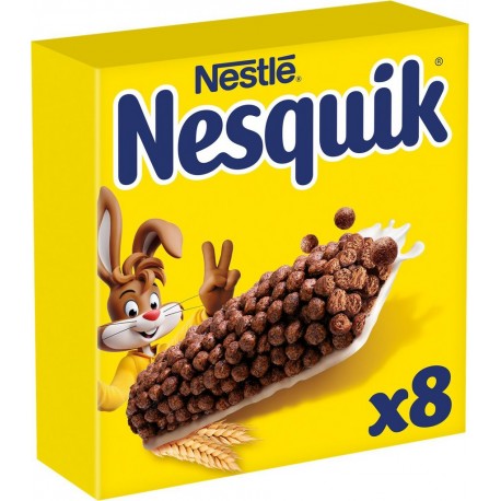 Nestlé Barres Céréales Nesquik Chocolat 8 barres