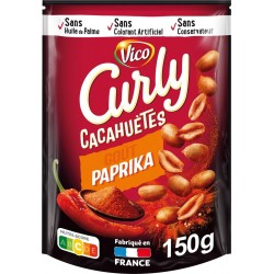 CURLY Cacahuètes Paprika 150g