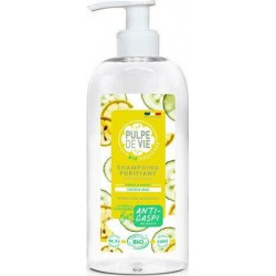 PULPE DE VIE BIO SHAMPOOING CUIR CHEVELU GRAS PURIFIANT CITRON & CONCOMBRE 400ml