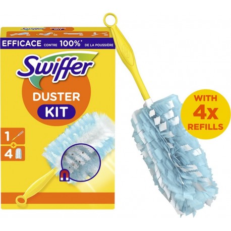SWIFFER Plumeau Anti-Poussière le plumeau + 4 recherges